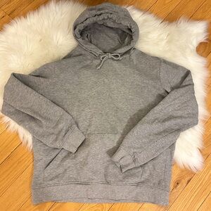 Classic Grey Blank Hoodie - Comfy and Stylish